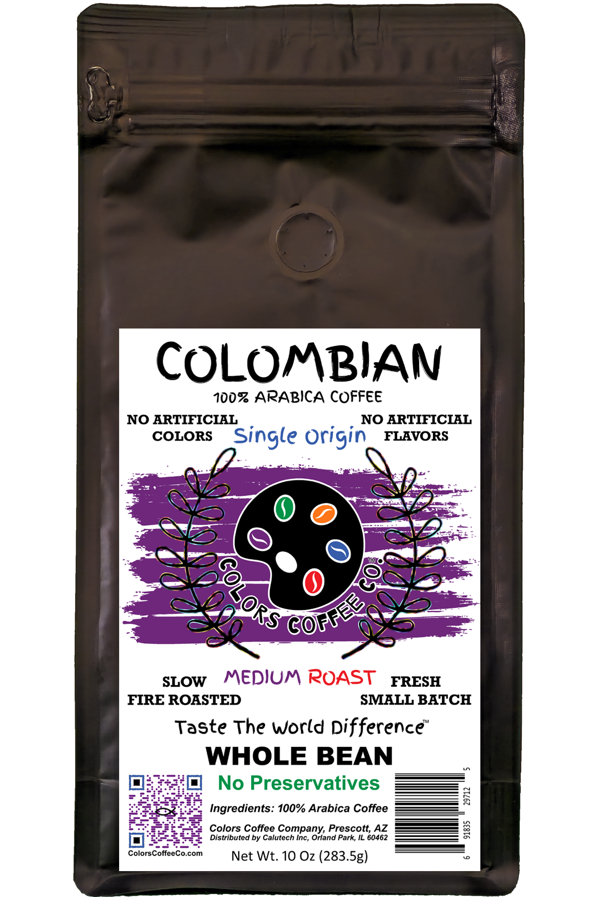 Colombian Single Origin Whole Bean Coffee
