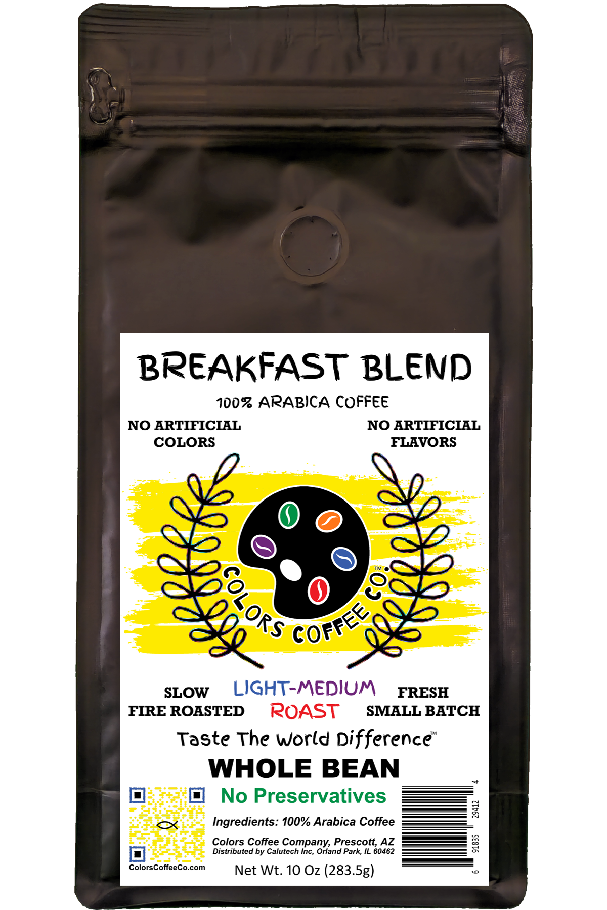 Breakfast Blend Whole Bean Coffee